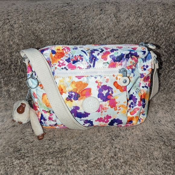 Kipling Wes Crossbody Bag Floral HB6557 - Picture 1 of 10